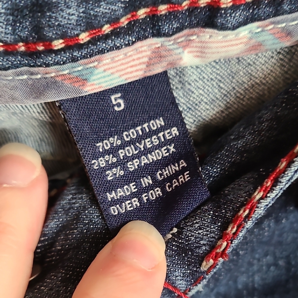 Amethyst Jeans Indigo Flare with Embroidered Pockets - Picture 12 of 13